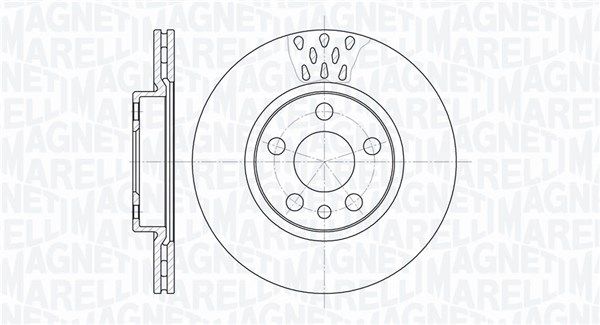 MAGNETI MARELLI stabdžių diskas 361302040232